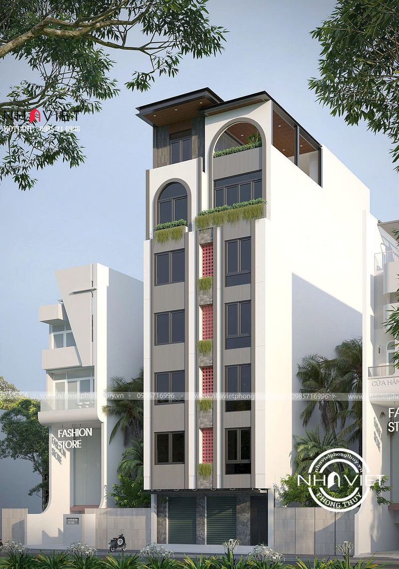 Mẫu nhà phố kinh doanh