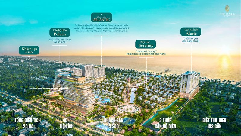 quy mô dự án Atlantic Vũng Tàu