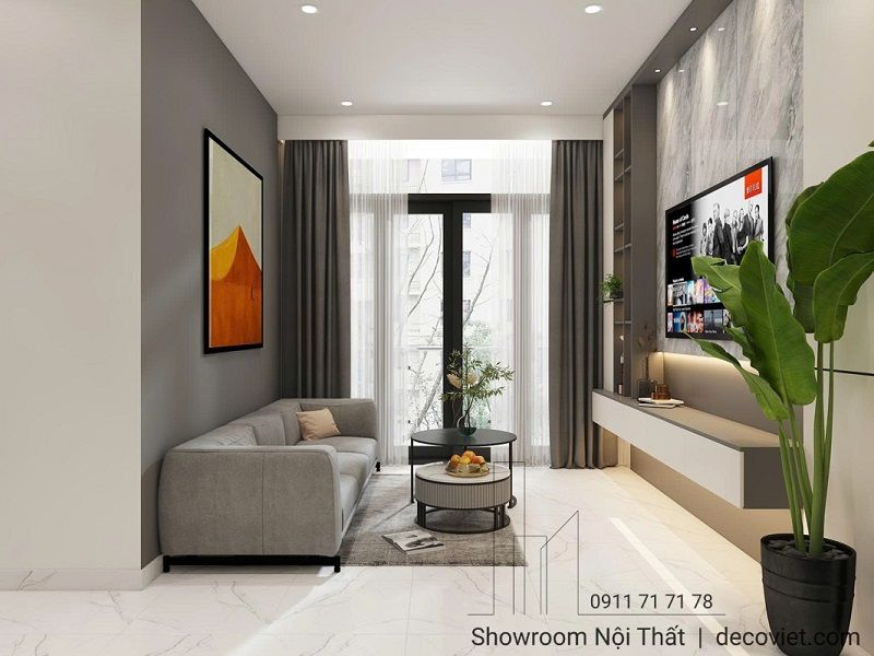 Nội thất căn hộ đầy đủ, hiện đại