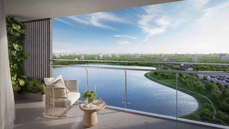 View hồ và cảnh quan