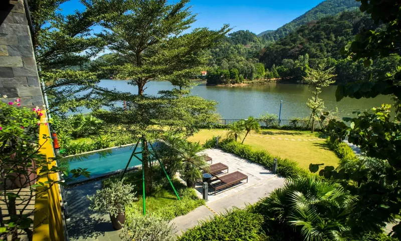 Biệt thự hồ đảo đẹp