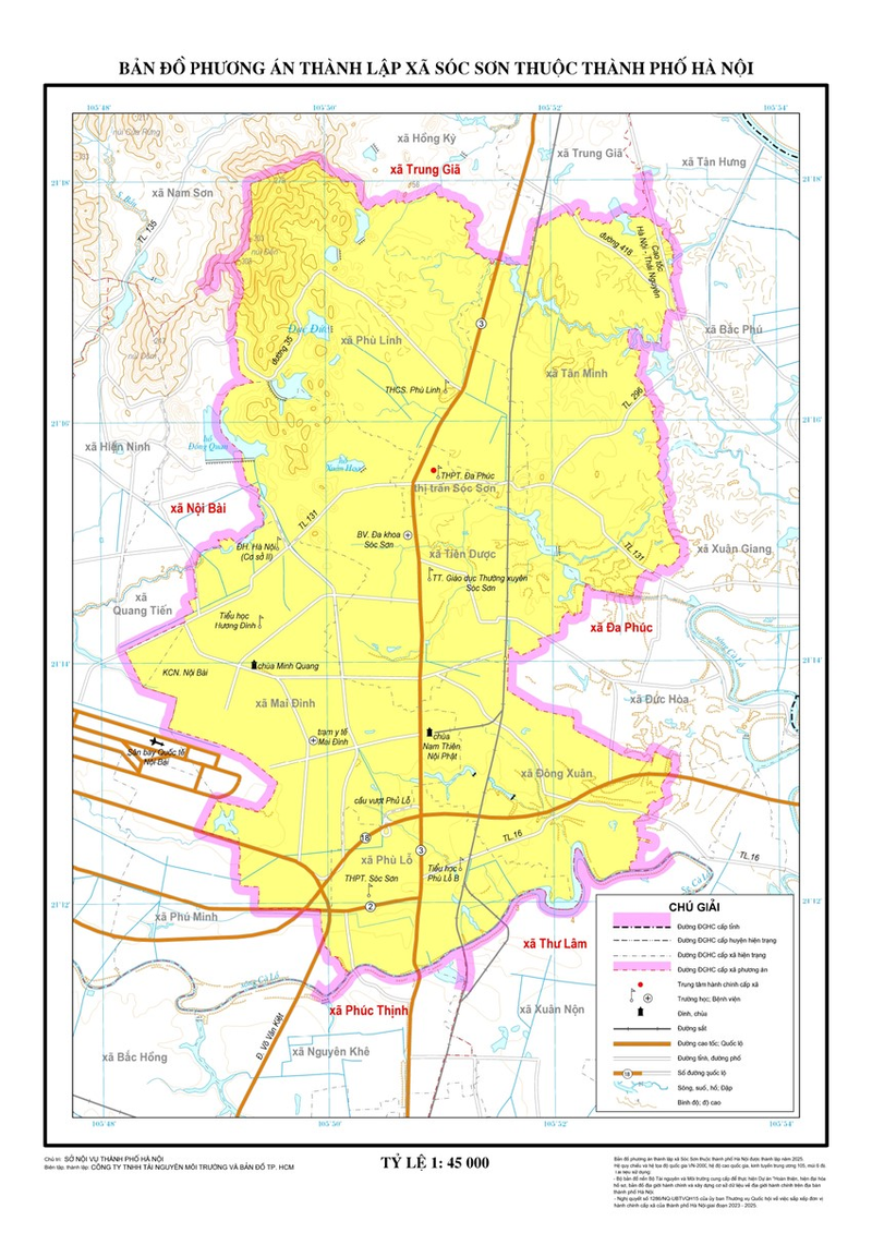 Bản đồ và sơ đồ quy hoạch nội bộ