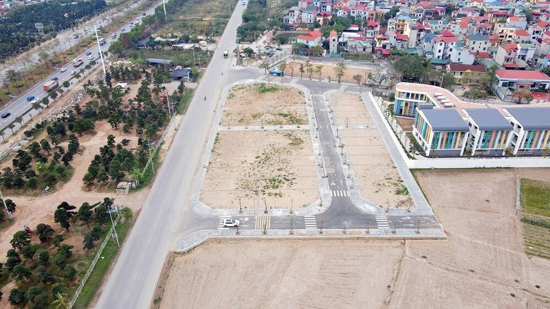 Cảnh thực tế khu đất