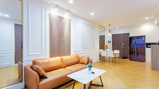 Phòng ngủ được hoàn thiện sang trọng, tiện nghi cao cấp