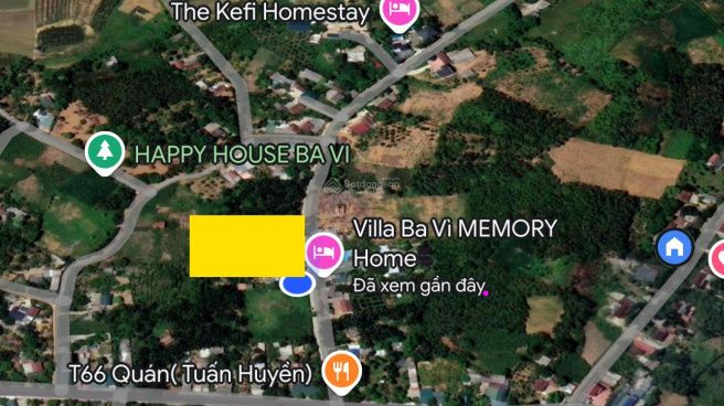 Khu vực nhìn từ trên cao