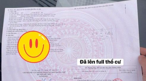 Cấp sổ và bàn giao