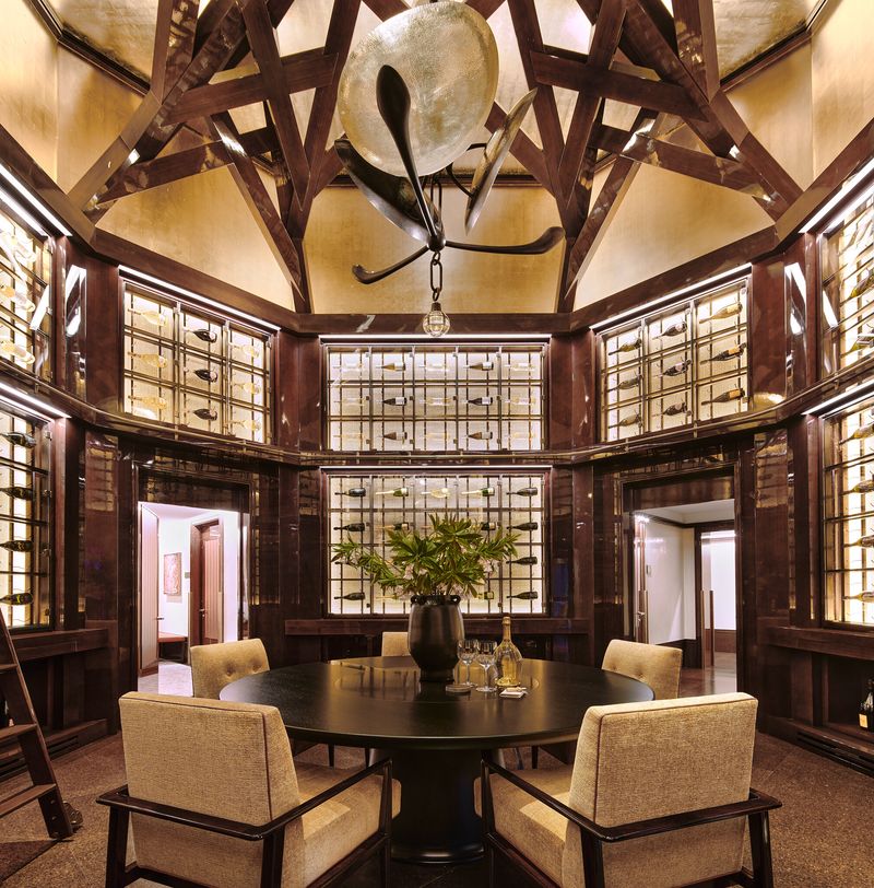 wine tasting room interior