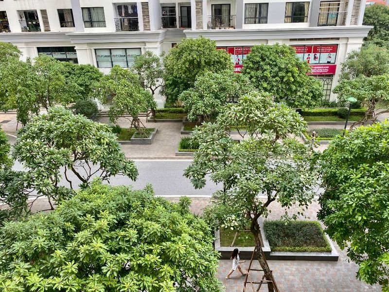 Cảnh quan chung cư và khu vực lân cận