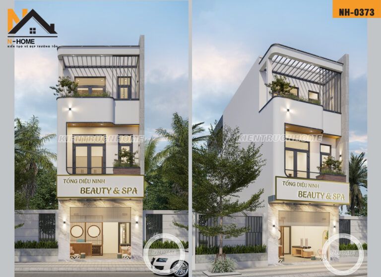 Khu vực gara / sân trong mẫu