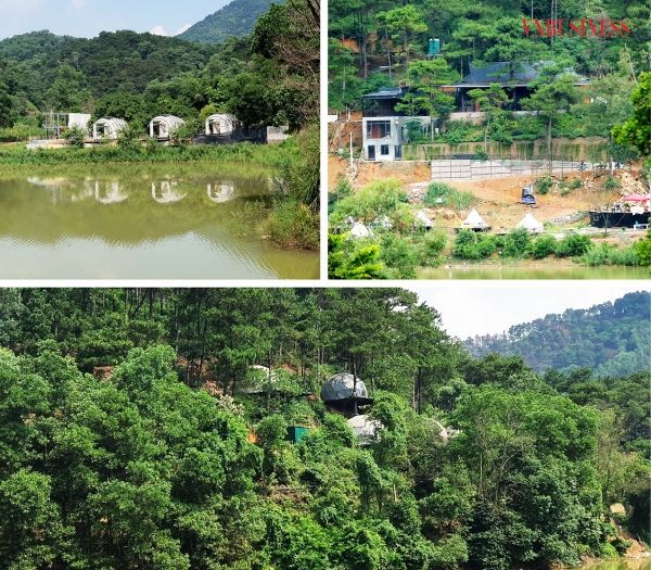 Cảnh quan ven hồ Đồng Đò