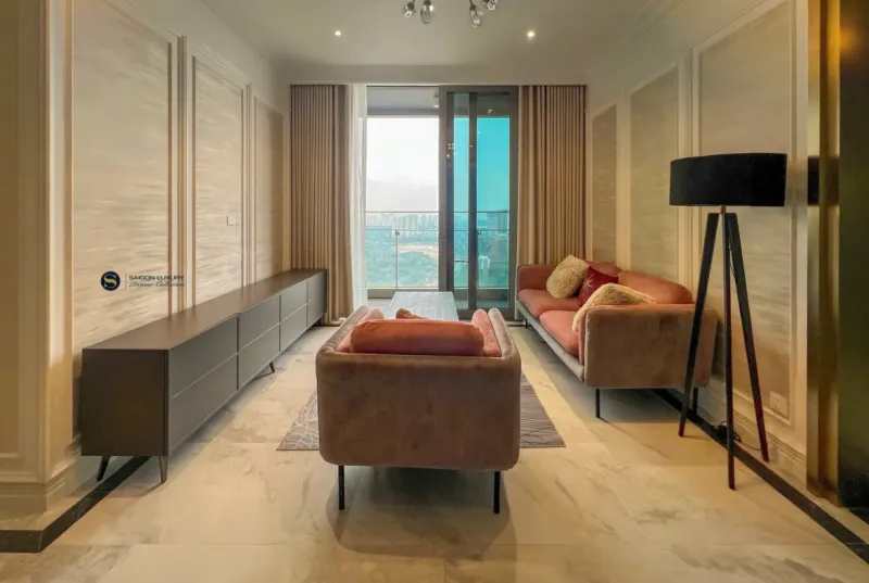 Phòng ngủ chính thiết kế tinh tế, tiện nghi đầy đủ