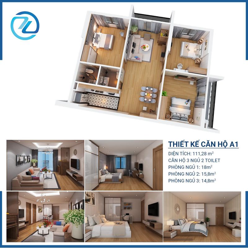 Ảnh minh họa không gian căn hộ