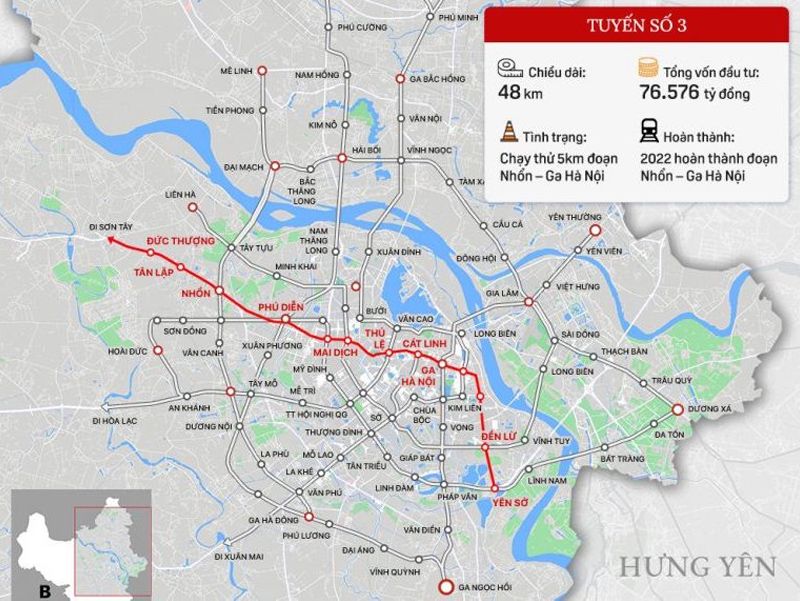 Tuyến metro Hà Nội - Hoàng Mai