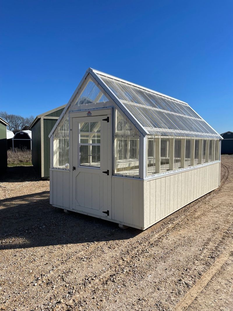 Mẫu nhà kính trắng 8x16