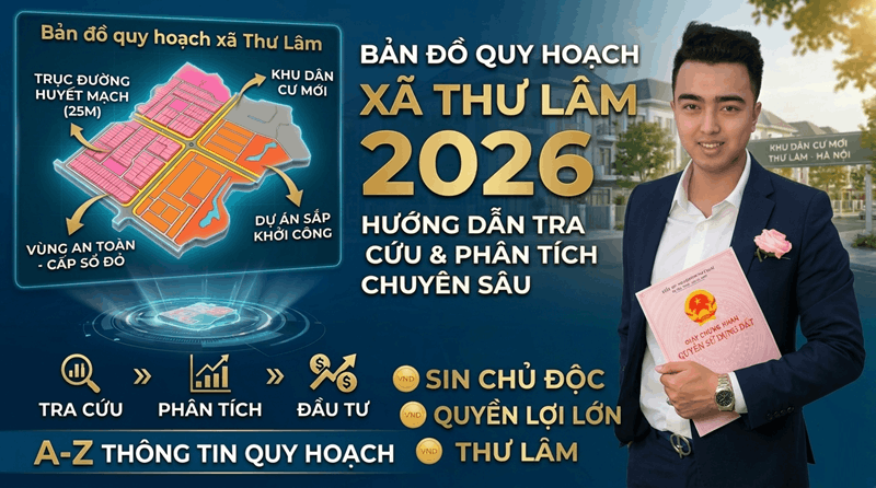 Bản đồ quy hoạch xã Thư Lâm