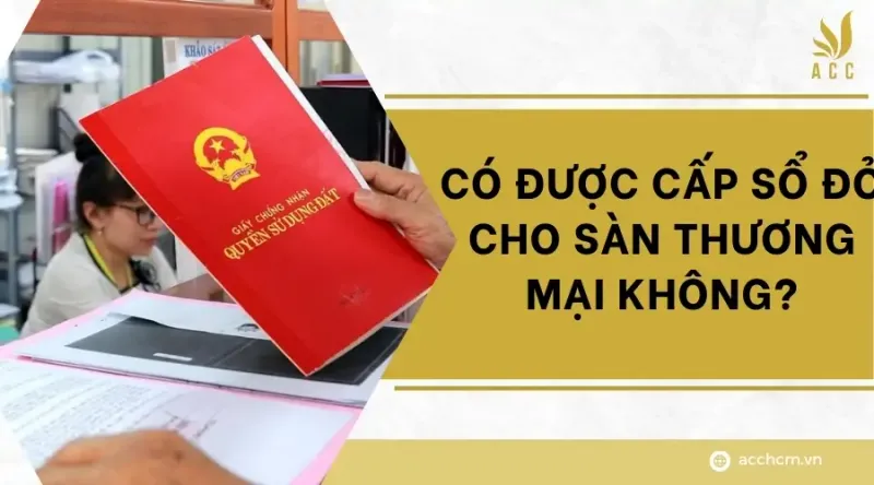 Sản phẩm thương mại và sổ đỏ