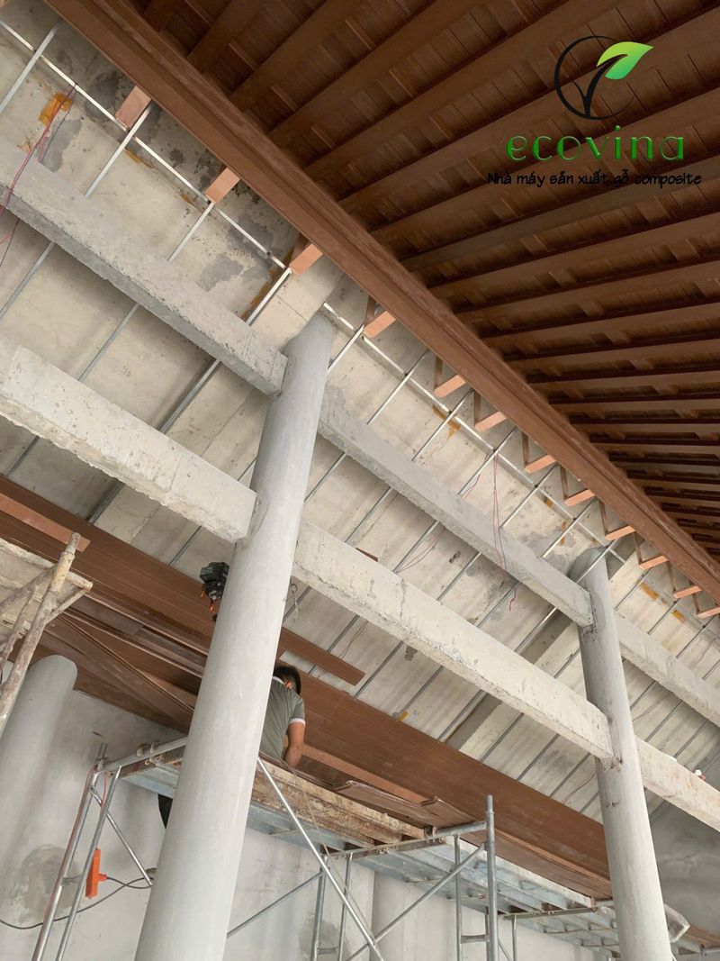 công trình op trần Ecovina