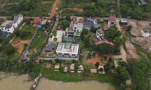 Toàn cảnh khu đất tại Sóc Sơn (flycam)