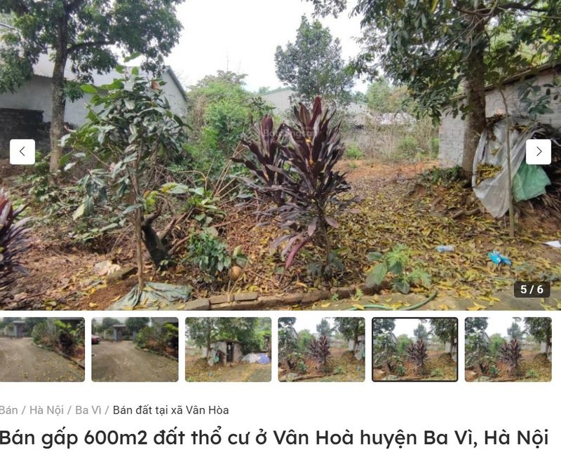 một góc đất Ba Vì