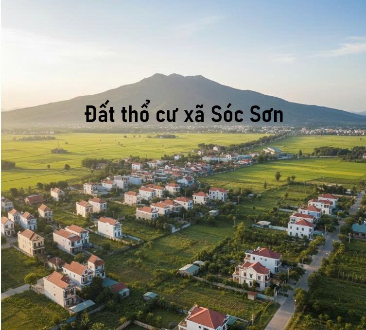 Đất thổ cư xã Sóc Sơn