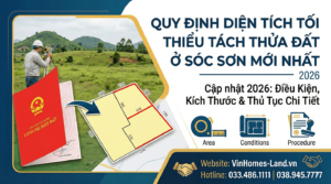 Diện Tích Tối Thiểu Tách Thửa Đất Ở Sóc Sơn