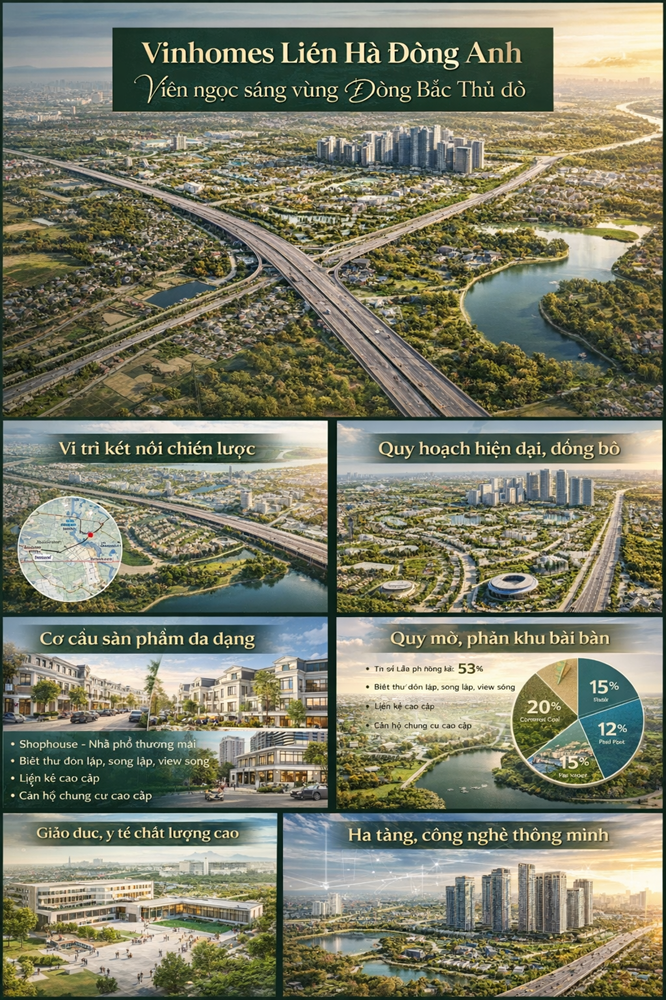 Dự án Vinhomes Liên Hà Đông Anh