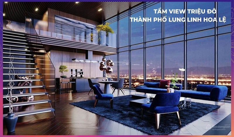 Thiết kế sân thượng penthouse với không gian mở