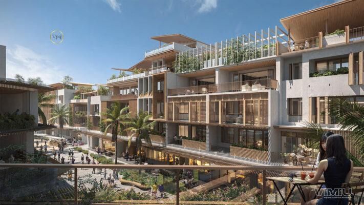 phối cảnh shophouse thương mại tích hợp