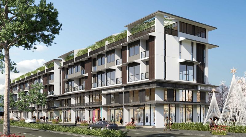 Phối cảnh shophouse