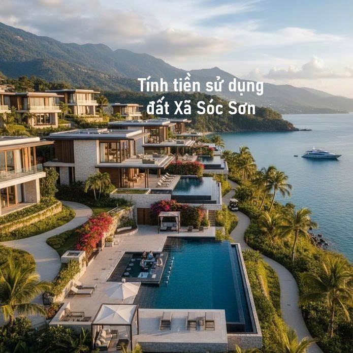 Tính tiền sử dụng đất Xã Sóc Sơn