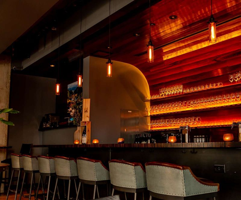 wine tasting cozy area