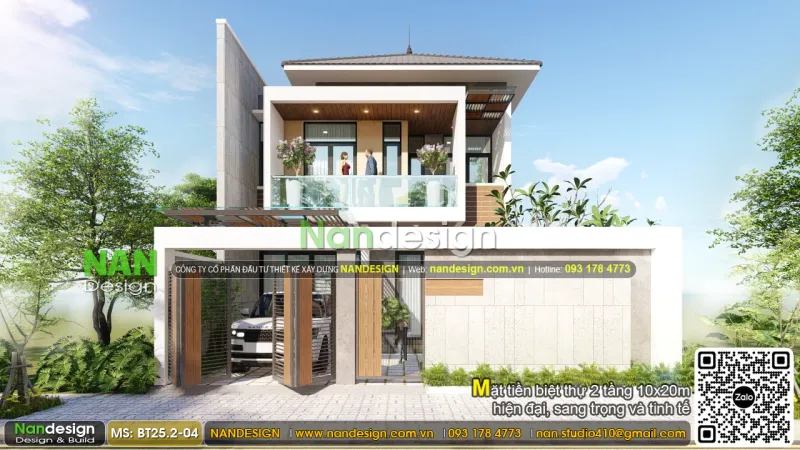 Biệt thự 2 tầng hiện đại