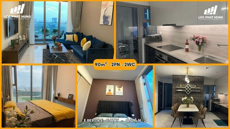 Không gian phòng khách căn hộ loft rộng và thoáng