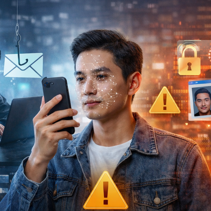 Quy trình đăng nhập - minh họa số hóa