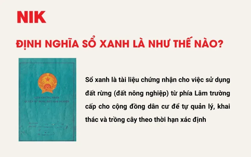 Sổ xanh là gì