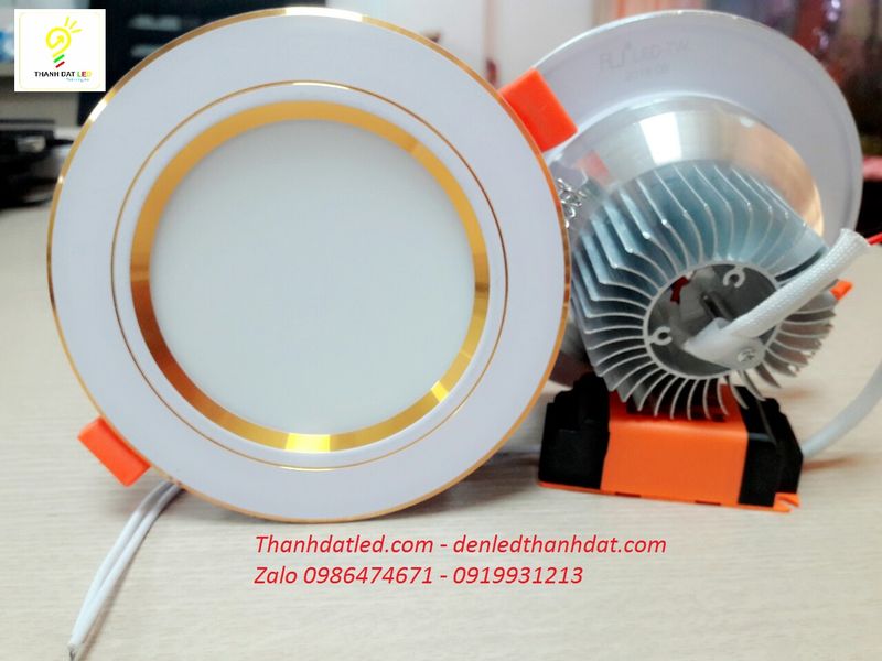 Đèn âm trần tản nhiệt tốt cho công trình nội thất