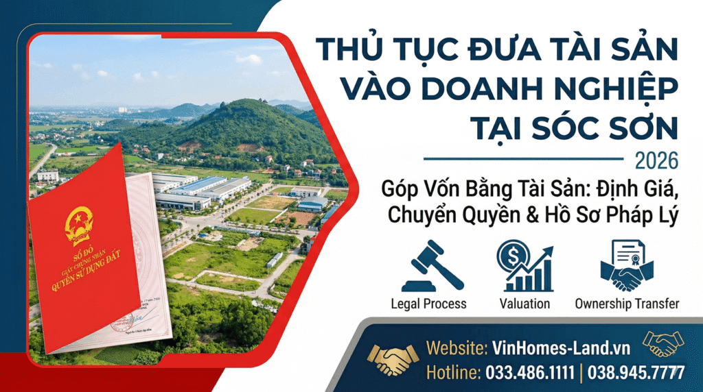 Đưa tài sản vào doanh nghiệp tại Sóc Sơn