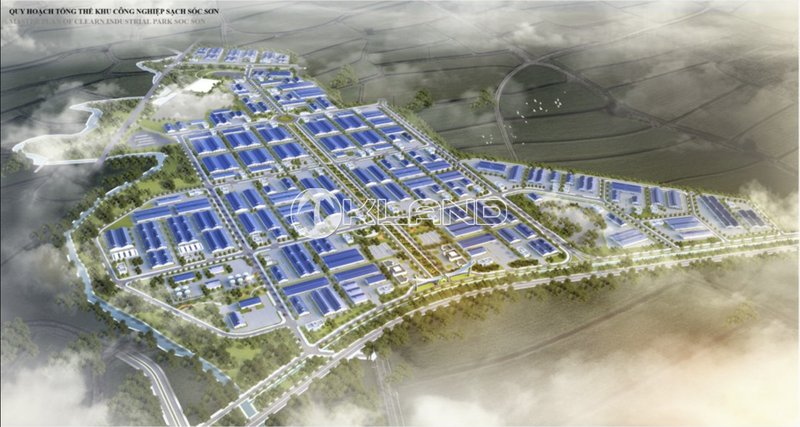 Sơ đồ khu công nghiệp Sóc Sơn