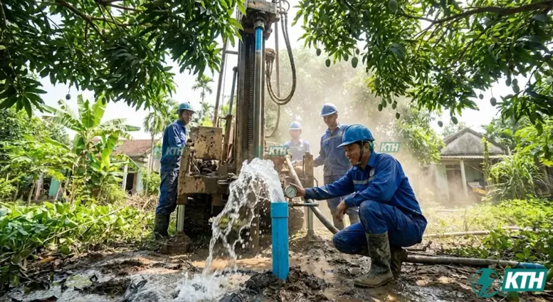 Khoan giếng có phải xin phép không