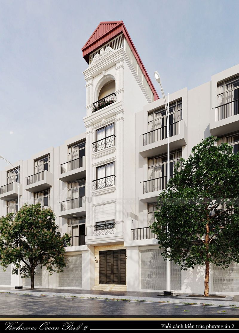 Mẫu nhà phố 5 tầng đẹp