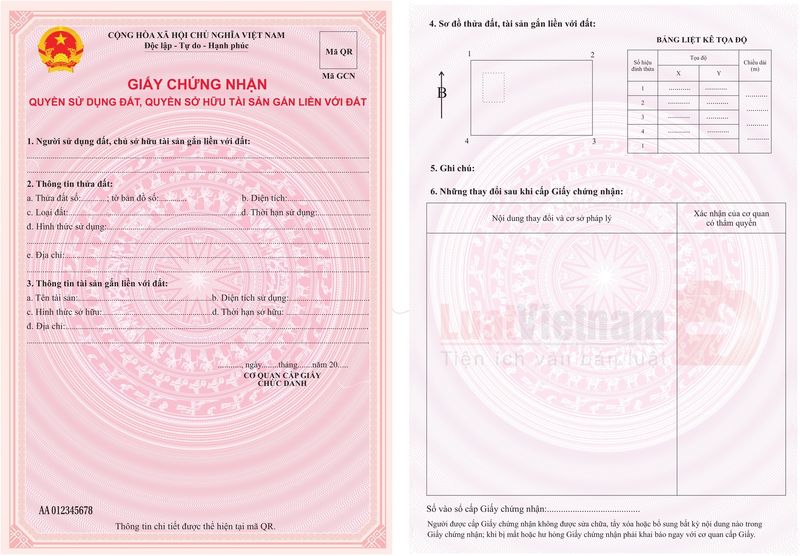 Mẫu sơ đồ thửa đất