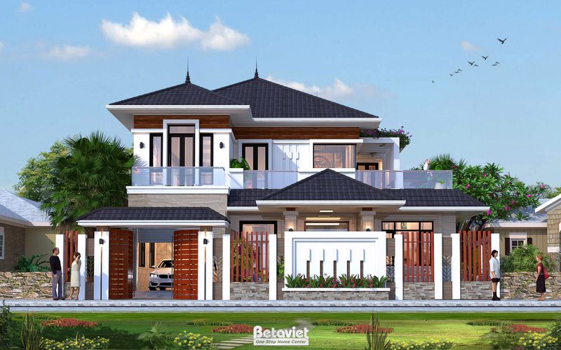 biệt thự mặt tiền