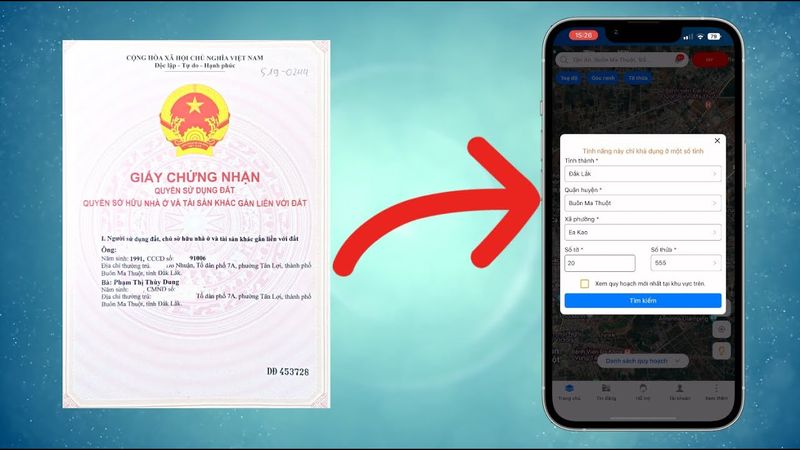 kiểm tra vị trí bằng vệ tinh và bản đồ