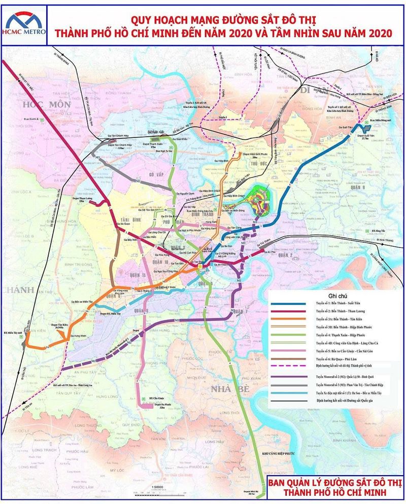 Mô phỏng hình ảnh tuyến metro và nhà ga tuyến 6