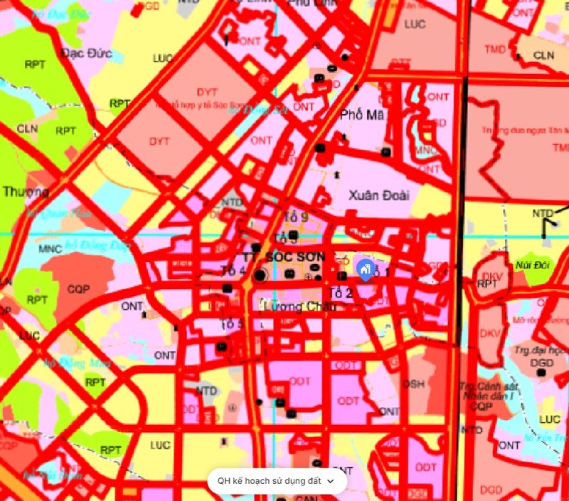 Quy hoạch thị trấn Sóc Sơn