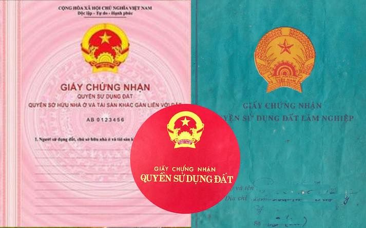 So sánh sổ hồng, sổ đỏ, sổ xanh