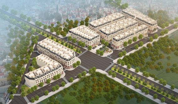 Shophouse streetscape