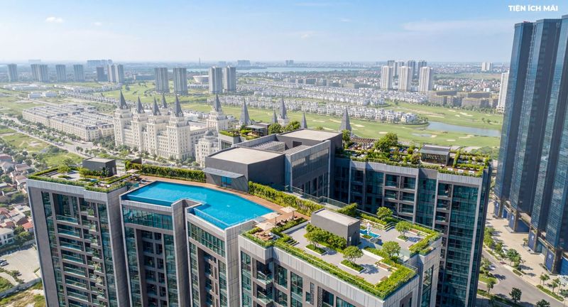 Cảnh quan công viên và tiện ích ven sông