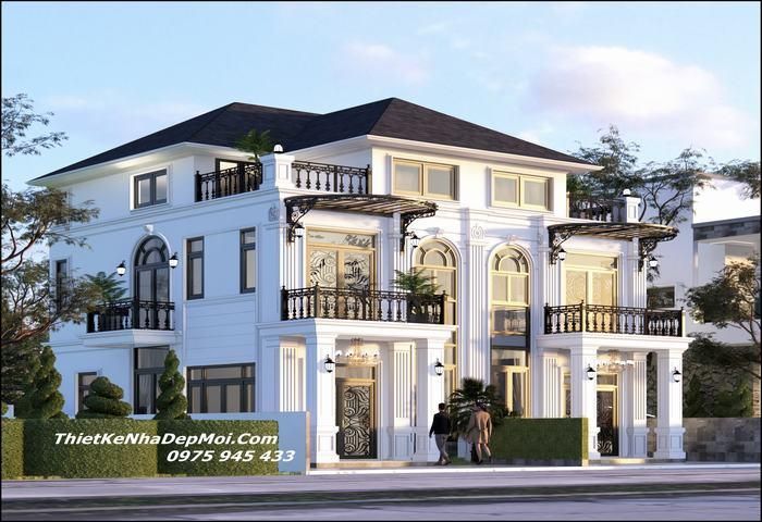 thiết kế nhà liền kề đẹp 2025