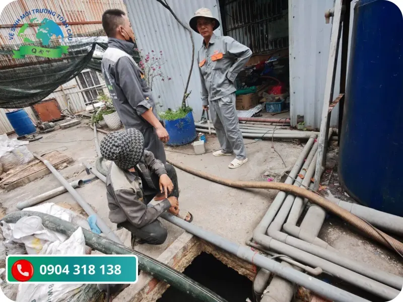 Thông tắc cống - bảo trì hệ thống thoát nước